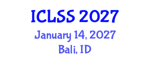 International Conference on Life Sciences and Sustainability (ICLSS) January 14, 2027 - Bali, Indonesia International Conference on Life Sciences and Sustainability (ICLSS) January 14, 2027 - Bali, Indonesia