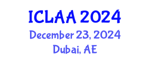 International Conference on Linear Algebra and Applications (ICLAA) December 23, 2024 - Dubai, United Arab Emirates