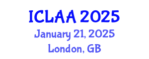 International Conference on Linear Algebra and Applications (ICLAA) January 21, 2025 - London, United Kingdom