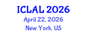 International Conference on Linguistics and Applied Linguistics (ICLAL) April 22, 2026 - New York, United States