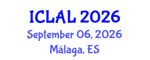 International Conference on Linguistics and Applied Linguistics (ICLAL) September 06, 2026 - Málaga, Spain International Conference on Linguistics and Applied Linguistics (ICLAL) September 06, 2026 - Málaga, Spain
