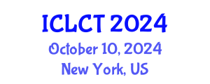 International Conference on Linguistics and Cognitive Theory (ICLCT) October 10, 2024 - New York, United States