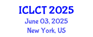International Conference on Linguistics and Cognitive Theory (ICLCT) June 03, 2025 - New York, United States
