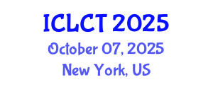 International Conference on Linguistics and Cognitive Theory (ICLCT) October 07, 2025 - New York, United States