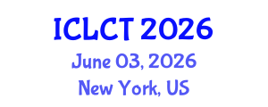 International Conference on Linguistics and Cognitive Theory (ICLCT) June 03, 2026 - New York, United States