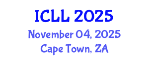International Conference on Linguistics and Languages (ICLL) November 04, 2025 - Cape Town, South Africa