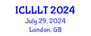 International Conference on Linguistics, Language Learning and Teaching (ICLLLT) July 29, 2024 - London, United Kingdom