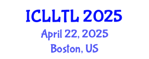 International Conference on Linguistics, Language Teaching and Learning (ICLLTL) April 22, 2025 - Boston, United States