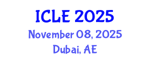 International Conference on Literacy and Education (ICLE) November 08, 2025 - Dubai, United Arab Emirates