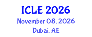 International Conference on Literacy and Education (ICLE) November 08, 2026 - Dubai, United Arab Emirates