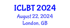 International Conference on Lithium Battery Technology (ICLBT) August 22, 2024 - London, United Kingdom
