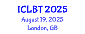 International Conference on Lithium Battery Technology (ICLBT) August 19, 2025 - London, United Kingdom