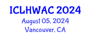 International Conference on Livestock Health, Welfare and Animal Care (ICLHWAC) August 05, 2024 - Vancouver, Canada