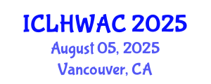 International Conference on Livestock Health, Welfare and Animal Care (ICLHWAC) August 05, 2025 - Vancouver, Canada