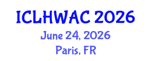 International Conference on Livestock Health, Welfare and Animal Care (ICLHWAC) June 24, 2026 - Paris, France