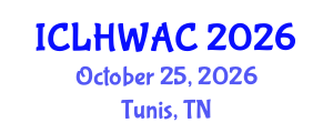 International Conference on Livestock Health, Welfare and Animal Care (ICLHWAC) October 25, 2026 - Tunis, Tunisia International Conference on Livestock Health, Welfare and Animal Care (ICLHWAC) October 25, 2026 - Tunis, Tunisia
