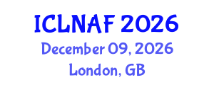 International Conference on Livestock Nutrition and Animal Feeding (ICLNAF) December 09, 2026 - London, United Kingdom International Conference on Livestock Nutrition and Animal Feeding (ICLNAF) December 09, 2026 - London, United Kingdom