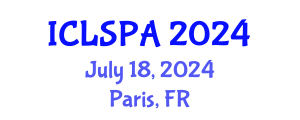 International Conference on Localization and Signal Processing Algorithms (ICLSPA) July 18, 2024 - Paris, France