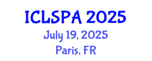 International Conference on Localization and Signal Processing Algorithms (ICLSPA) July 19, 2025 - Paris, France