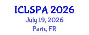 International Conference on Localization and Signal Processing Algorithms (ICLSPA) July 19, 2026 - Paris, France