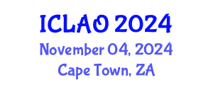 International Conference on Logistics Analytics and Optimization (ICLAO) November 04, 2024 - Cape Town, South Africa