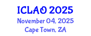 International Conference on Logistics Analytics and Optimization (ICLAO) November 04, 2025 - Cape Town, South Africa