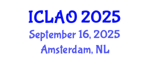 International Conference on Logistics Analytics and Optimization (ICLAO) September 16, 2025 - Amsterdam, Netherlands