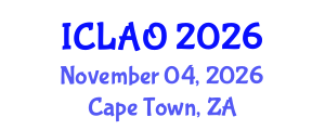 International Conference on Logistics Analytics and Optimization (ICLAO) November 04, 2026 - Cape Town, South Africa