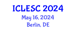 International Conference on Logistics Engineering and Supply Chain (ICLESC) May 16, 2024 - Berlin, Germany