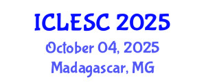 International Conference on Logistics Engineering and Supply Chain (ICLESC) October 04, 2025 - Madagascar, Madagascar
