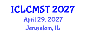 International Conference on Low Carbon Manufacturing and Sustainable Technologies (ICLCMST) April 29, 2027 - Jerusalem, Israel International Conference on Low Carbon Manufacturing and Sustainable Technologies (ICLCMST) April 29, 2027 - Jerusalem, Israel