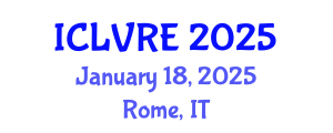 International Conference on Low-Volume Roads Engineering (ICLVRE) January 18, 2025 - Rome, Italy