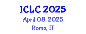 International Conference on Lung Cancer (ICLC) April 08, 2025 - Rome, Italy