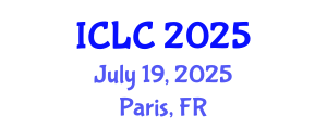 International Conference on Lung Cancer (ICLC) July 19, 2025 - Paris, France