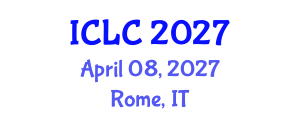International Conference on Lung Cancer (ICLC) April 08, 2027 - Rome, Italy