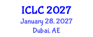 International Conference on Lung Cancer (ICLC) January 28, 2027 - Dubai, United Arab Emirates International Conference on Lung Cancer (ICLC) January 28, 2027 - Dubai, United Arab Emirates