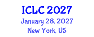 International Conference on Lung Cancer (ICLC) January 28, 2027 - New York, United States International Conference on Lung Cancer (ICLC) January 28, 2027 - New York, United States