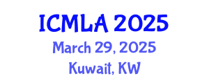 International Conference on Machine Learning and Applications (ICMLA) March 29, 2025 - Kuwait, Kuwait