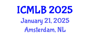 International Conference on Machine Learning and Bioinformatics (ICMLB) January 21, 2025 - Amsterdam, Netherlands