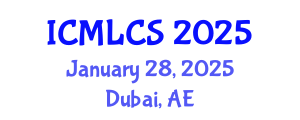 International Conference on Machine Learning and Computer Science (ICMLCS) January 28, 2025 - Dubai, United Arab Emirates