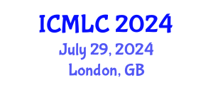 International Conference on Machine Learning and Cybernetics (ICMLC) July 29, 2024 - London, United Kingdom