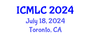 International Conference on Machine Learning and Cybernetics (ICMLC) July 18, 2024 - Toronto, Canada