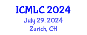 International Conference on Machine Learning and Cybernetics (ICMLC) July 29, 2024 - Zurich, Switzerland
