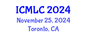 International Conference on Machine Learning and Cybernetics (ICMLC) November 25, 2024 - Toronto, Canada