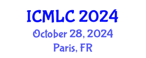 International Conference on Machine Learning and Cybernetics (ICMLC) October 28, 2024 - Paris, France