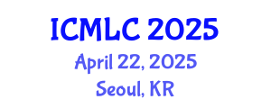 International Conference on Machine Learning and Cybernetics (ICMLC) April 22, 2025 - Seoul, Republic of Korea