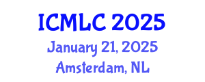 International Conference on Machine Learning and Cybernetics (ICMLC) January 21, 2025 - Amsterdam, Netherlands