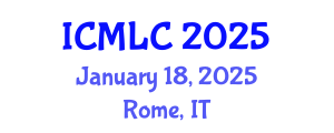 International Conference on Machine Learning and Cybernetics (ICMLC) January 18, 2025 - Rome, Italy