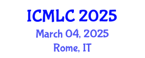 International Conference on Machine Learning and Cybernetics (ICMLC) March 04, 2025 - Rome, Italy
