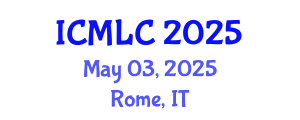 International Conference on Machine Learning and Cybernetics (ICMLC) May 03, 2025 - Rome, Italy